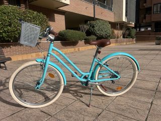 Bicicleta Elops 500 Niña Turquesa