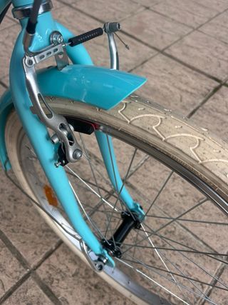 Bicicleta Elops 500 Niña Turquesa