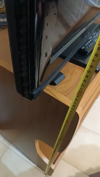 Mesa TV Madera y Cristal