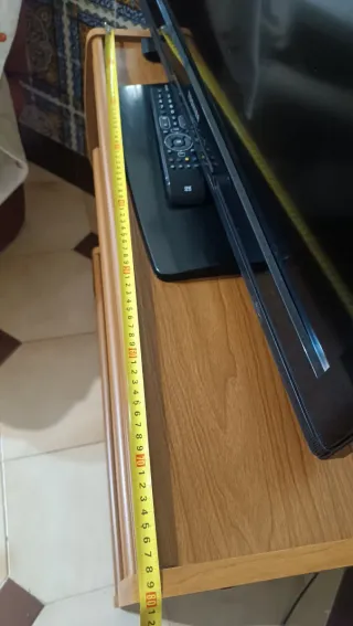 Mesa TV Madera y Cristal