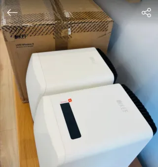 Kef LS50 Wireless II Blancos + Subwoofer Kef 30B