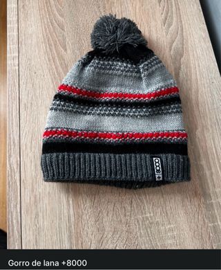 Gorro de lana +8000