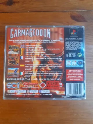 Juego PS1 Carmageddon Completo PAL España 🇪🇸