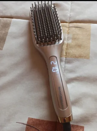 Cepillo Alisador SilverCrest Dorado/Plateado