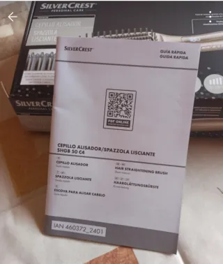 Cepillo Alisador SilverCrest Dorado/Plateado