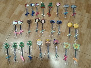 Lapiceros de goma eva (cumpleaños,eventos,regalo)