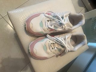 Zapatillas Adidas Mujer Talla 38.5 Blancas