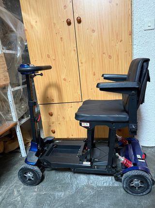 Silla Eléctrica Plegable Azul