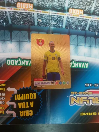 Carta Zlatan Ibrahimović Suécia Dourada