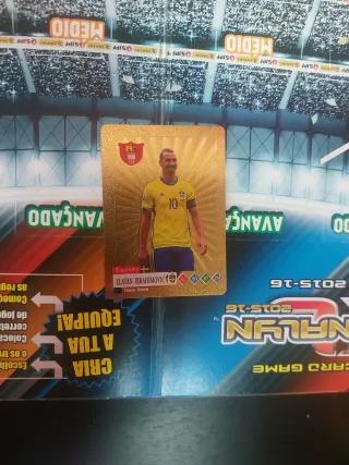 Carta Zlatan Ibrahimović Suécia Dourada