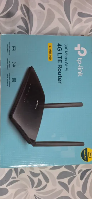 Router TP-Link con Tarjeta SIM Modelo TL-MR6400