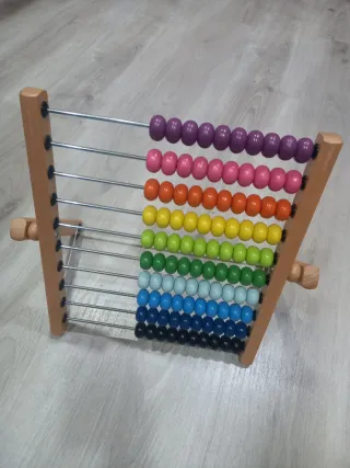 Ábaco de madera IKEA