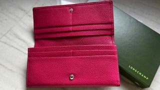 Cartera Longchamp Rosa Piel Nuevo