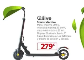 Patín Eléctrico Qilive 350W