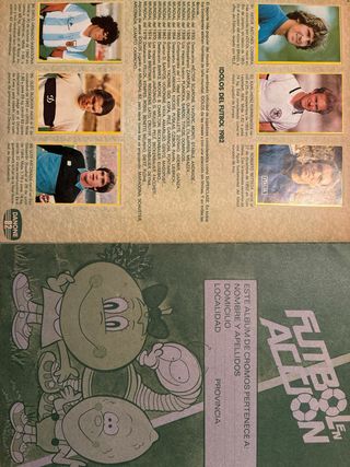 Álbum Fútbol en Acción Mundial 82