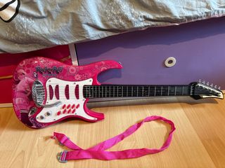 Guitarra Electrónica Rock'n'Roll Rosa