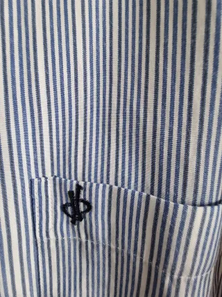 Camisa Di-Bye Rayas Azul y Blanco Talla 3