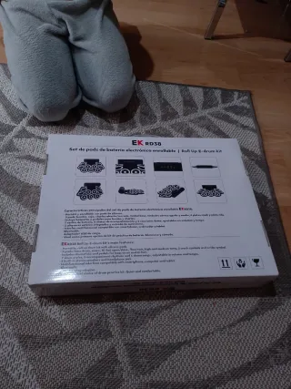 EK RD38 Set de Pads Batería Electrónica Enrollable