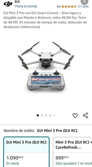 DJI Mini 3 Pro - Dron 4K HDR