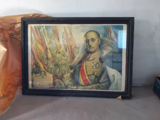 Cuadro Generalísimo Franco con marco