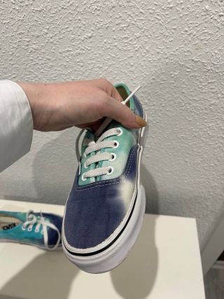 Zapatillas Vans Tie-Dye Azul y Turquesa