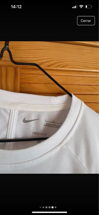 Camiseta Nike Blanca Talla L Hombre