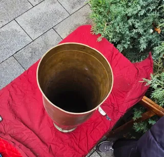 Vaina de artillería antigua