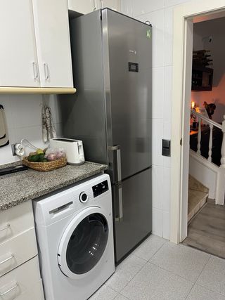 Nevera Fagor Combi Gris Plateada