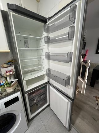 Nevera Fagor Combi Gris Plateada