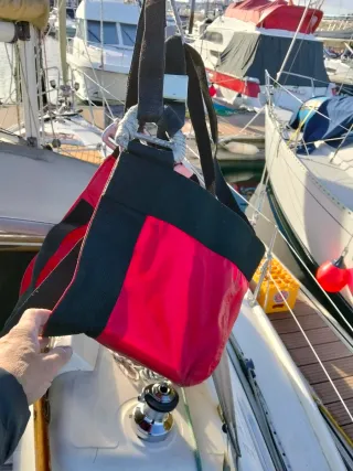 Arnés guindola para subir al mástil