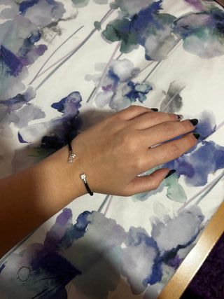 Pulsera Tous Eklat Oro Blanco Topacios