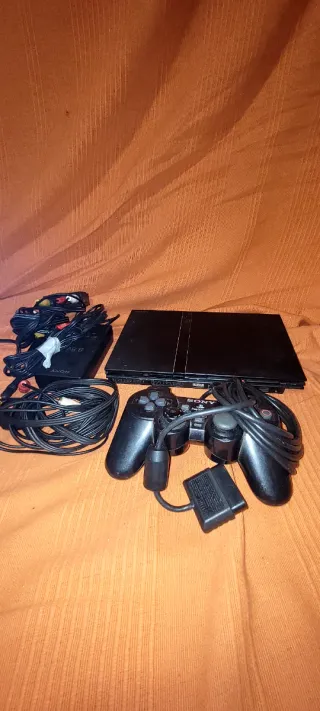 PlayStation 2 Negra Completa