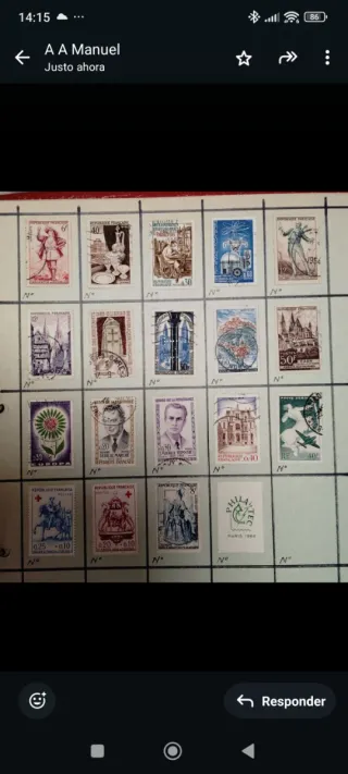 Colección sellos antiguos Francia