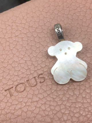 Colgante Tous Nácar plata Oso