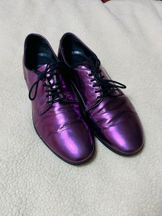 Zapatos Lanvin x H&M Morado Metálico