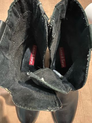 Botines Laura Di Sarpi T40 Mujer Negros