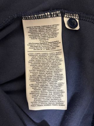 Polo Nike SB azul tipo toalla – Talla L