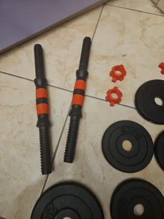 Pesi manubri palestra 25 kg