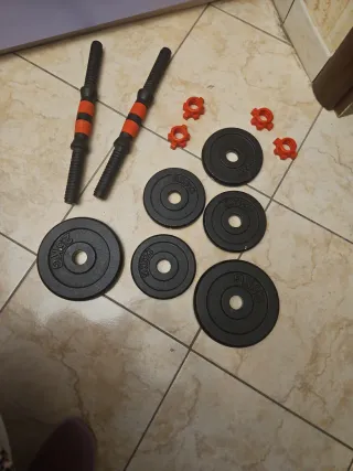 Pesi manubri palestra 25 kg