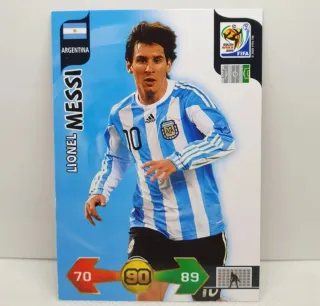 Carta Messi Sudáfrica 2010 Adrenalyn