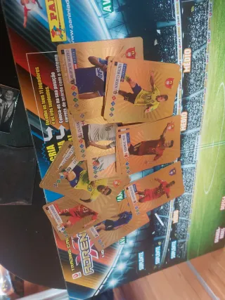 23 Cartas Douradas World Football Stars