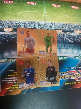 23 Cartas Douradas World Football Stars