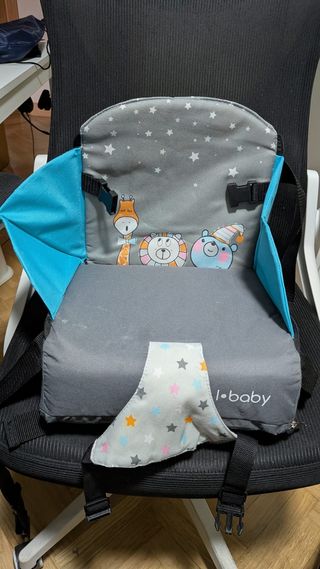 Trona portátil I-Baby con estampado de estrellas