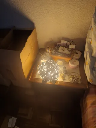 Se vende lote de 7 cajas de Luces LED Navidad Azul