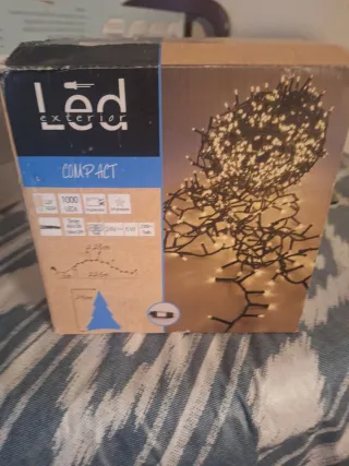 Se vende lote de 7 cajas de Luces LED Navidad Azul