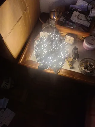 Se vende lote de 7 cajas de Luces LED Navidad Azul