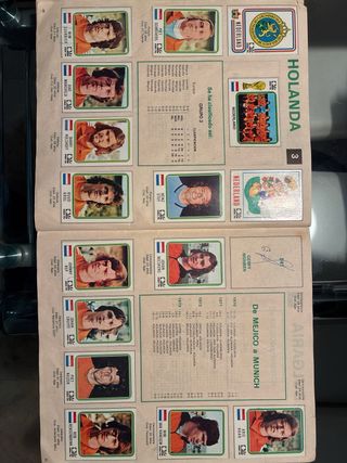 Álbum Mundial Fútbol Múnich 74