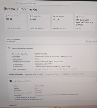 Intel NUC i3 11Gen 16GB RAM 500GB SSD