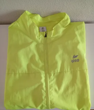 Cortavientos hombre amarillo fluorescente XXL
