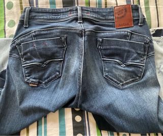 Vaqueros Salsa desgastados 37